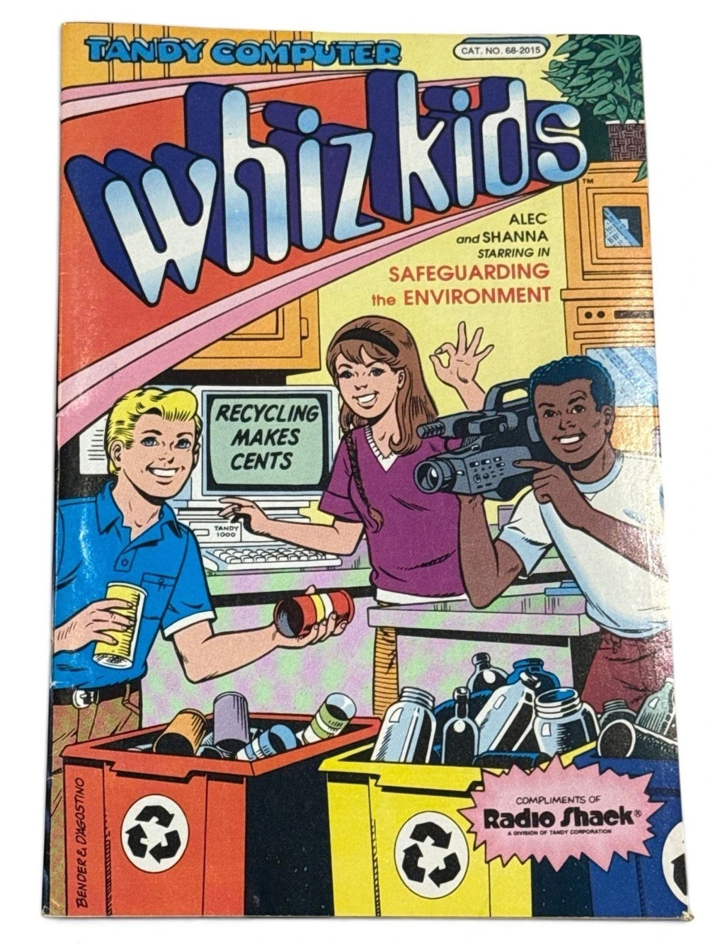 Tandy Computer Whiz Kids Radio Shack Comic July 1991 Vintage Promotional Comic